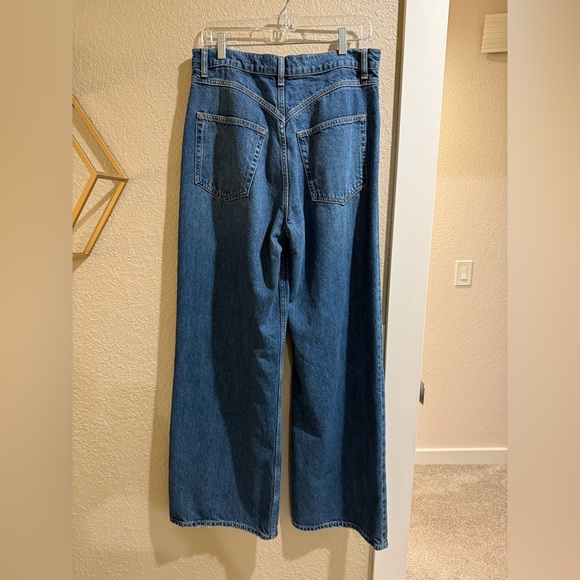 LIKE NEW Size 29 Cary High Rise Slouchy Wide Leg Jeans Maggiore Western - Picture 2 of 5